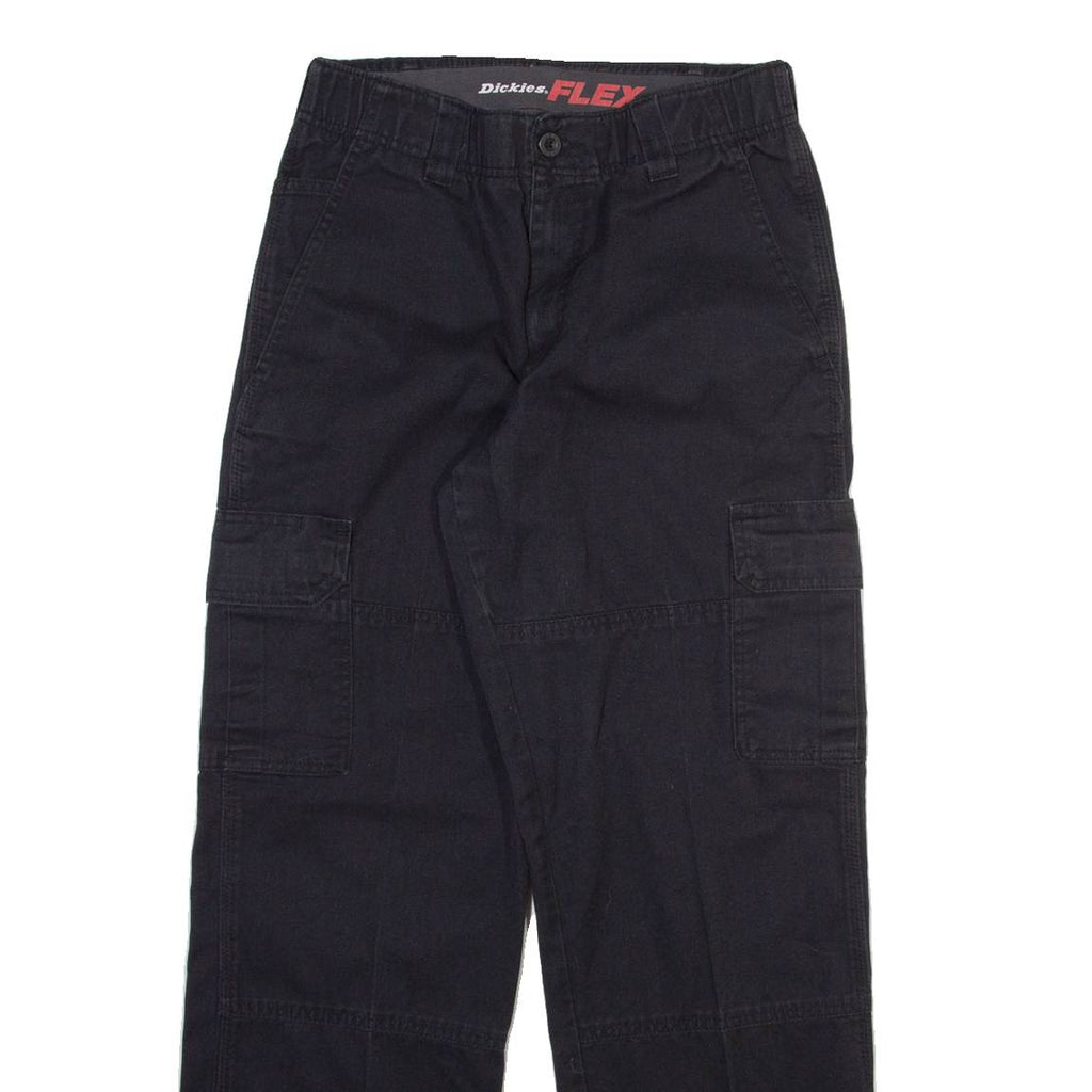 DICKIES Cargo Mens Trousers Black Regular Straight W30 L32