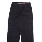 DICKIES Cargo Mens Trousers Black Regular Straight W30 L32