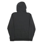 ADIDAS Mens Black Hoodie M Cotton Pullover Logo Print Sports Casual