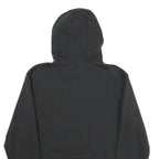 ADIDAS Mens Black Hoodie M Cotton Pullover Logo Print Sports Casual