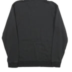 ADIDAS Mens Black Hoodie M Cotton Pullover Logo Print Sports Casual