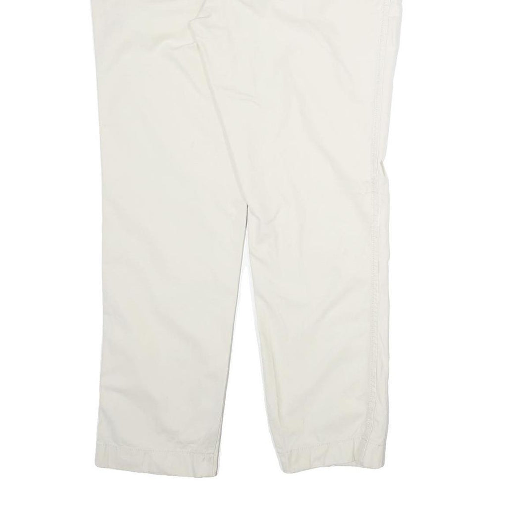 TOMMY HILFIGER Mens Cotton Beige Regular Fit Straight Leg Trousers W38 L32 Chino