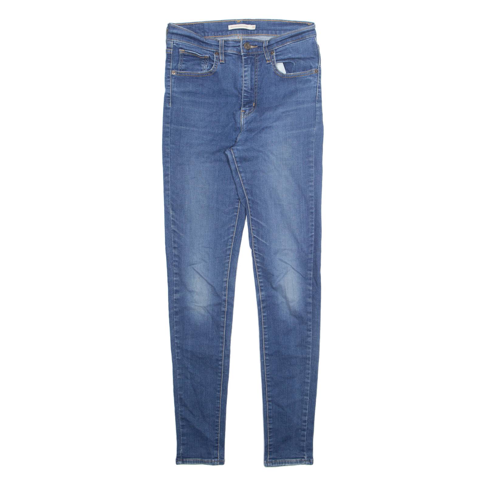 LEVI'S Womens Jeans Blue Slim Skinny Stone Wash W28 L32