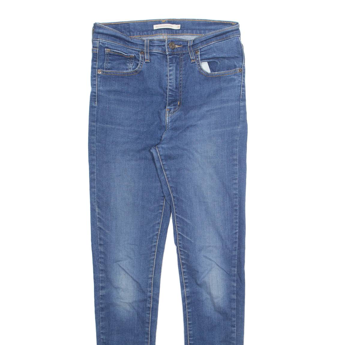 LEVI'S Womens Jeans Blue Slim Skinny Stone Wash W28 L32