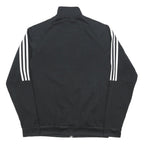 ADIDAS Mens Black Jacket XS Polyester Track Zip Up Classic Sportswear