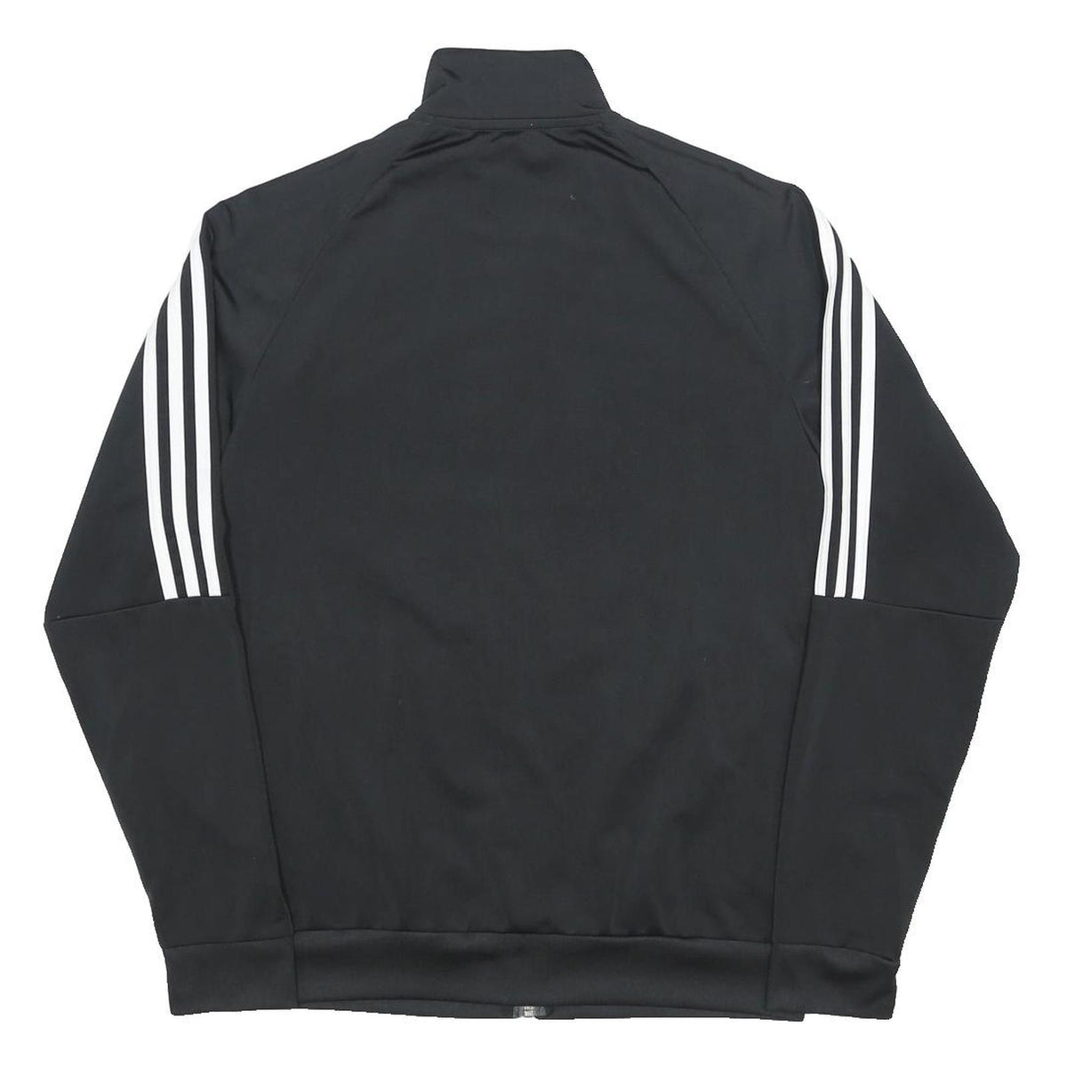 ADIDAS Mens Black Jacket XS Polyester Track Zip Up Classic Sportswear
