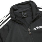 ADIDAS Mens Black Jacket XS Polyester Track Zip Up Classic Sportswear