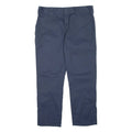 DICKIES Womens Trousers Blue Slim Straight W32 L27