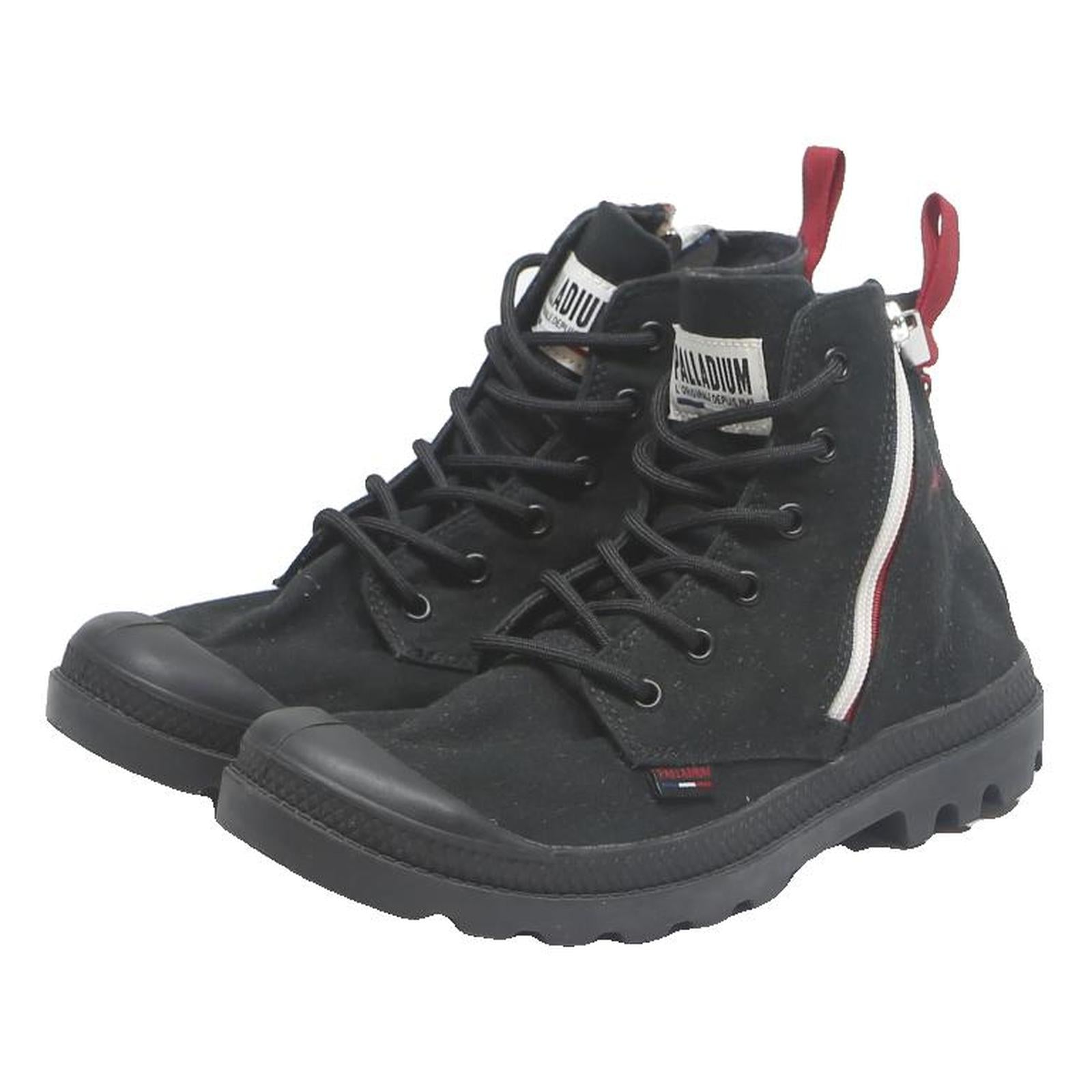 PALLADIUM PAMPA HI Womens Combat Boots Black Synthetic UK 6 Durable Comfortable