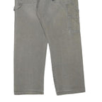 DICKIES Mens Cotton Blend Grey Regular Straight Trousers W32 L28 Workwear