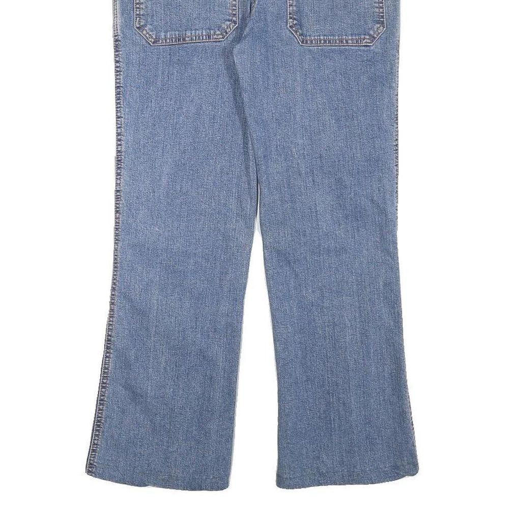 MYC Womens Jeans Blue Regular Straight Denim Medium W30 L25 Zipper Pockets