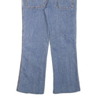 MYC Womens Jeans Blue Regular Straight Denim Medium W30 L25 Zipper Pockets