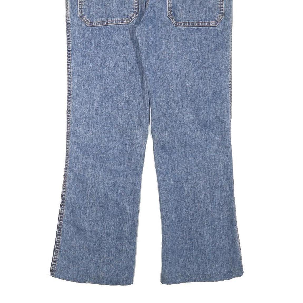 MYC Womens Jeans Blue Regular Straight Denim Medium W30 L25 Zipper Pockets