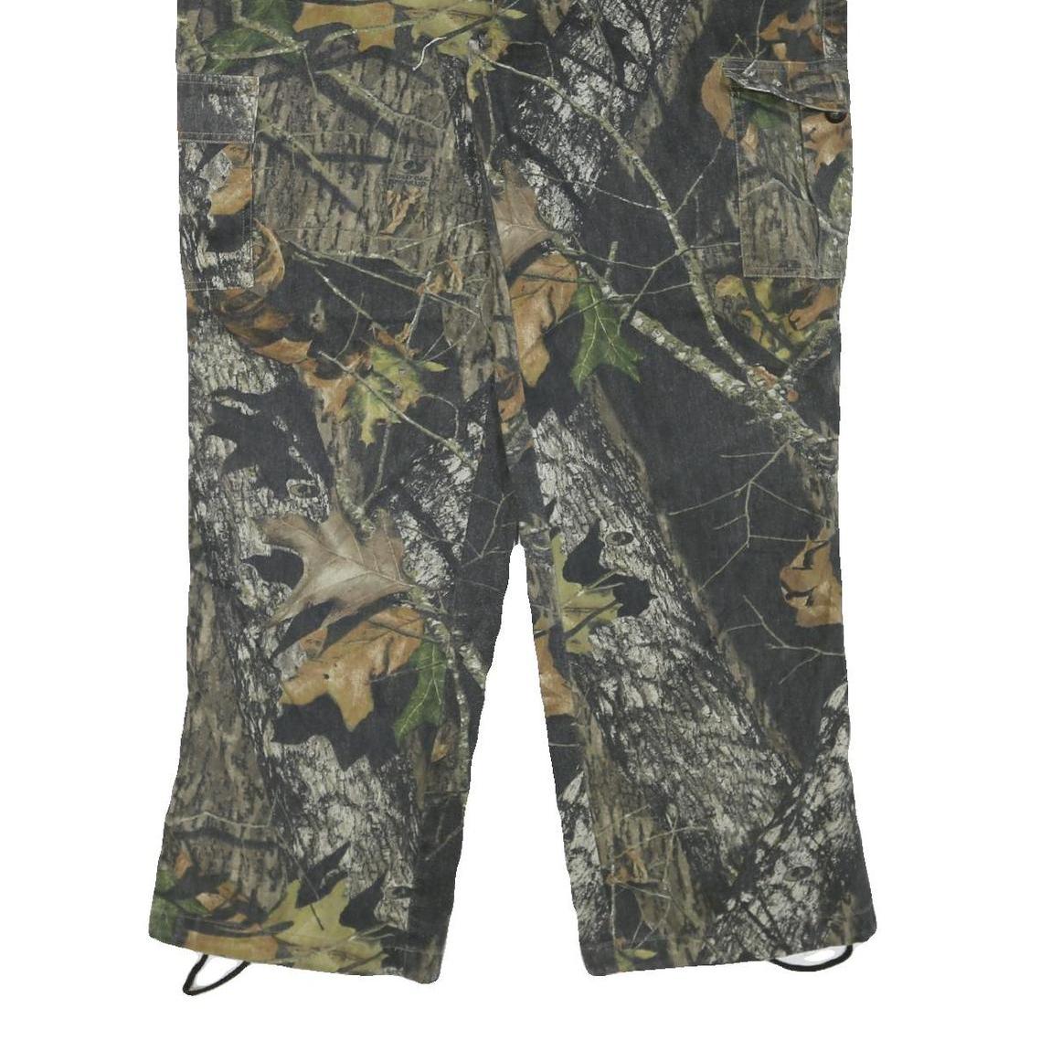 JERZEES Mens Cotton Blend Camouflage Relaxed Cargo Trousers W39 L33