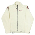 JACK WOLFSKIN Womens Fleece Jacket Cream UK 10