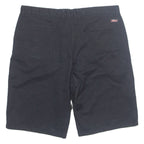 DICKIES Mens Workwear Shorts Black L W38