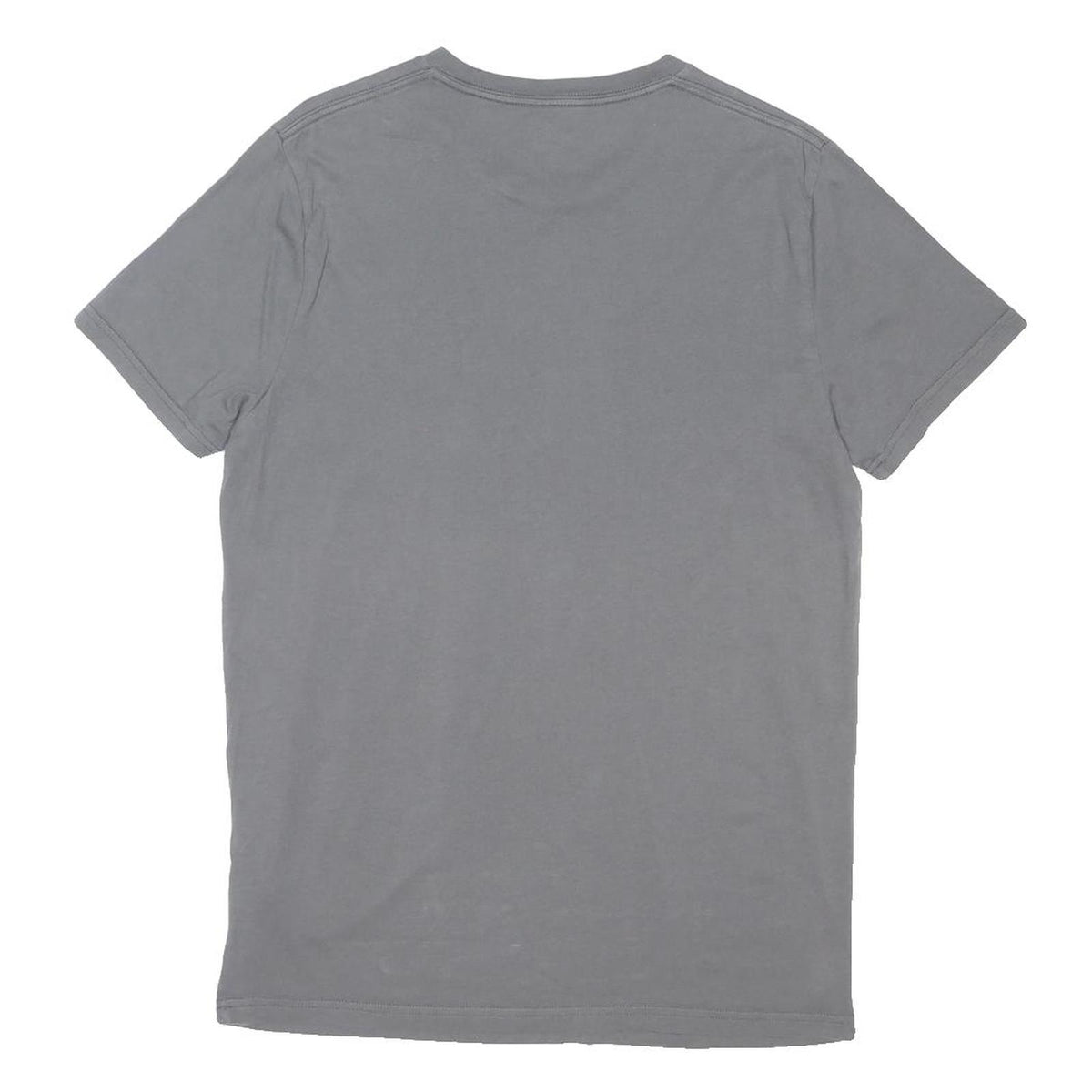 HOLLISTER Mens Grey Crew Neck Short Sleeve T-Shirt M Cotton Blend Classic Fit