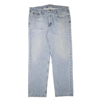 CARHARTT Mens Regular Fit Straight Denim Light Blue W38 L30 Workwear Jeans