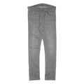 LEVI'S Mens Grey Slim Skinny Denim Medium W32 L31 Stretch Cotton Blend Jeans