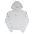 KARL KANI Mens Grey Hoodie XXS Cotton Blend Pullover Kangaroo Pocket Casual Wear