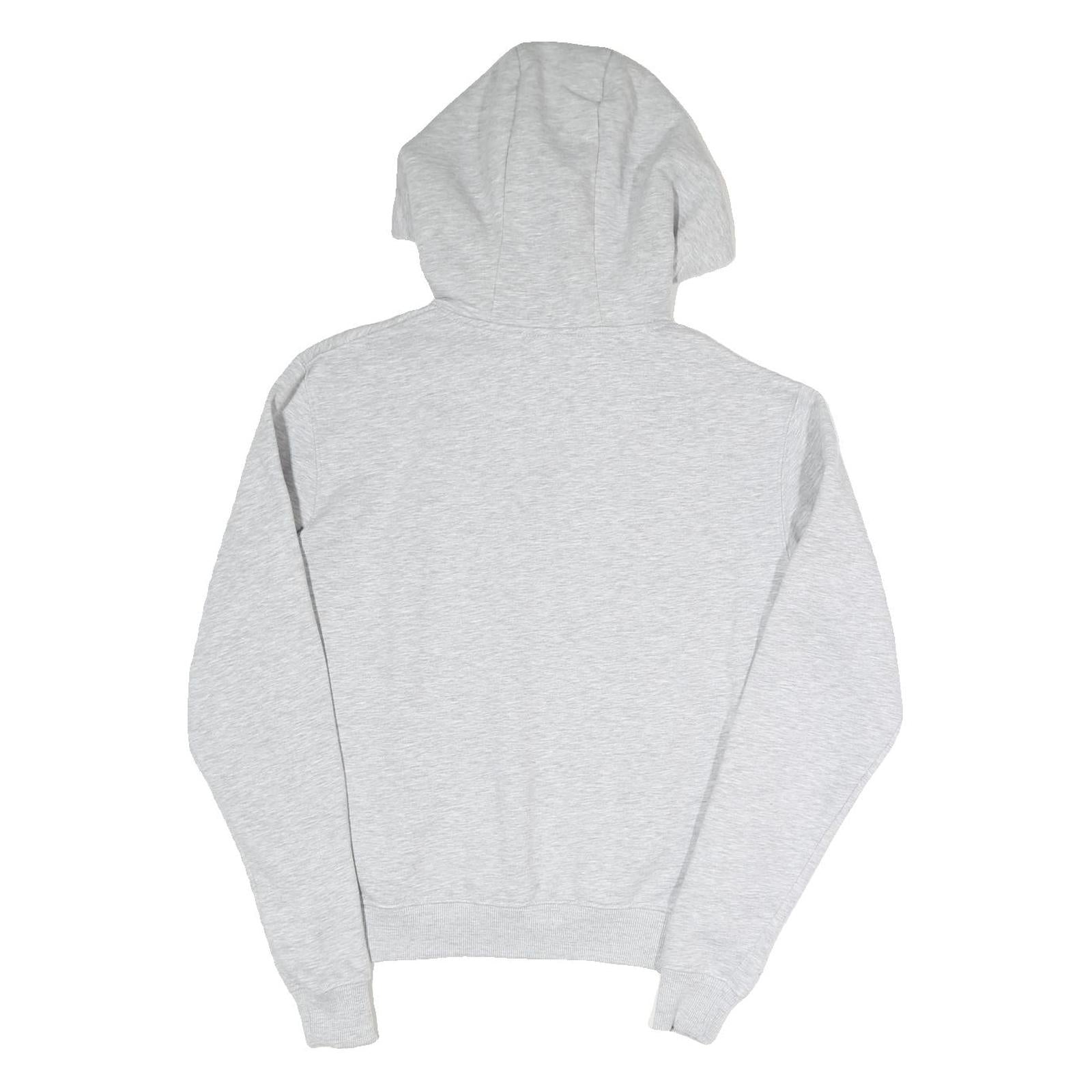 KARL KANI Mens Grey Hoodie XXS Cotton Blend Pullover Kangaroo Pocket Casual Wear