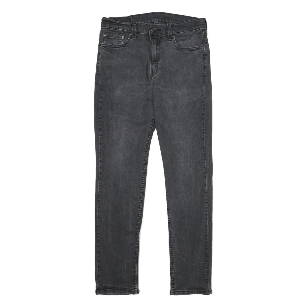 LEVI'S 511 SLIM Mens Jeans Black Slim Skinny Denim Medium W33 L34 Comfortable