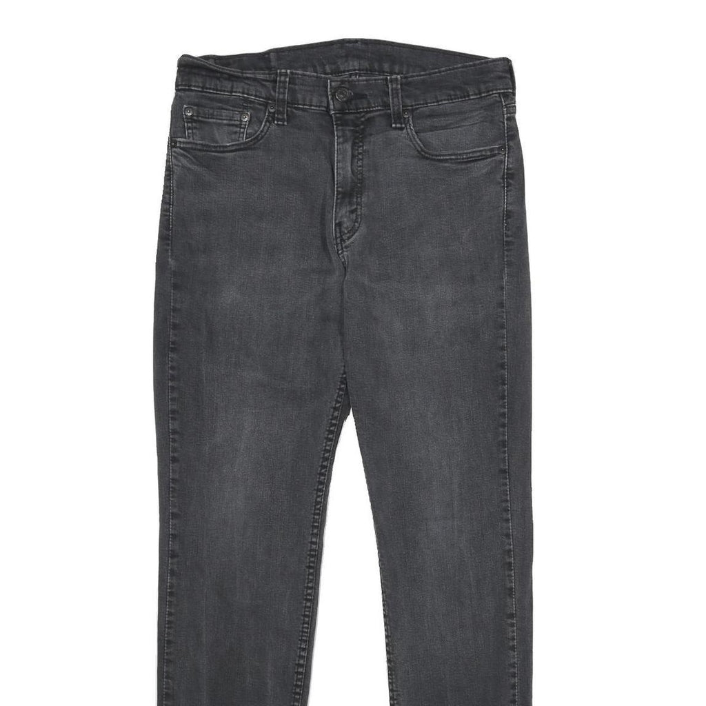 LEVI'S 511 SLIM Mens Jeans Black Slim Skinny Denim Medium W33 L34 Comfortable