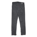 LEVI'S 511 SLIM Mens Jeans Black Slim Skinny Denim Medium W33 L34 Comfortable