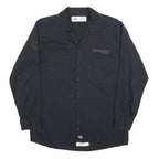 DISNEY Mens Black Disneyland Resort Cotton Blend Shirt M Casual Workwear
