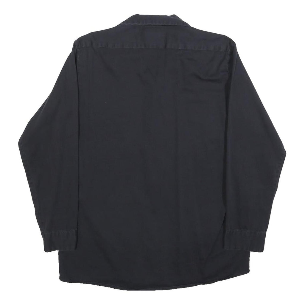 DISNEY Mens Black Disneyland Resort Cotton Blend Shirt M Casual Workwear