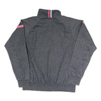 LINKE Womens Grey & Pink Zip Jacket L Polyester Blend Athletic Comfort