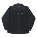 BERGHAUS Mens Black Fleece Outdoor Zip Jacket XL Polyester Blend Microfibre Long