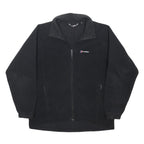 BERGHAUS Mens Black Fleece Outdoor Zip Jacket XL Polyester Blend Microfibre Long