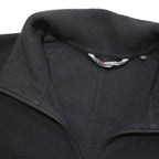 BERGHAUS Mens Black Fleece Outdoor Zip Jacket XL Polyester Blend Microfibre Long