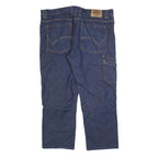 DICKIES Mens Regular Fit Denim Blue Workwear Zip Jeans W40 L28 Cargo Pocket