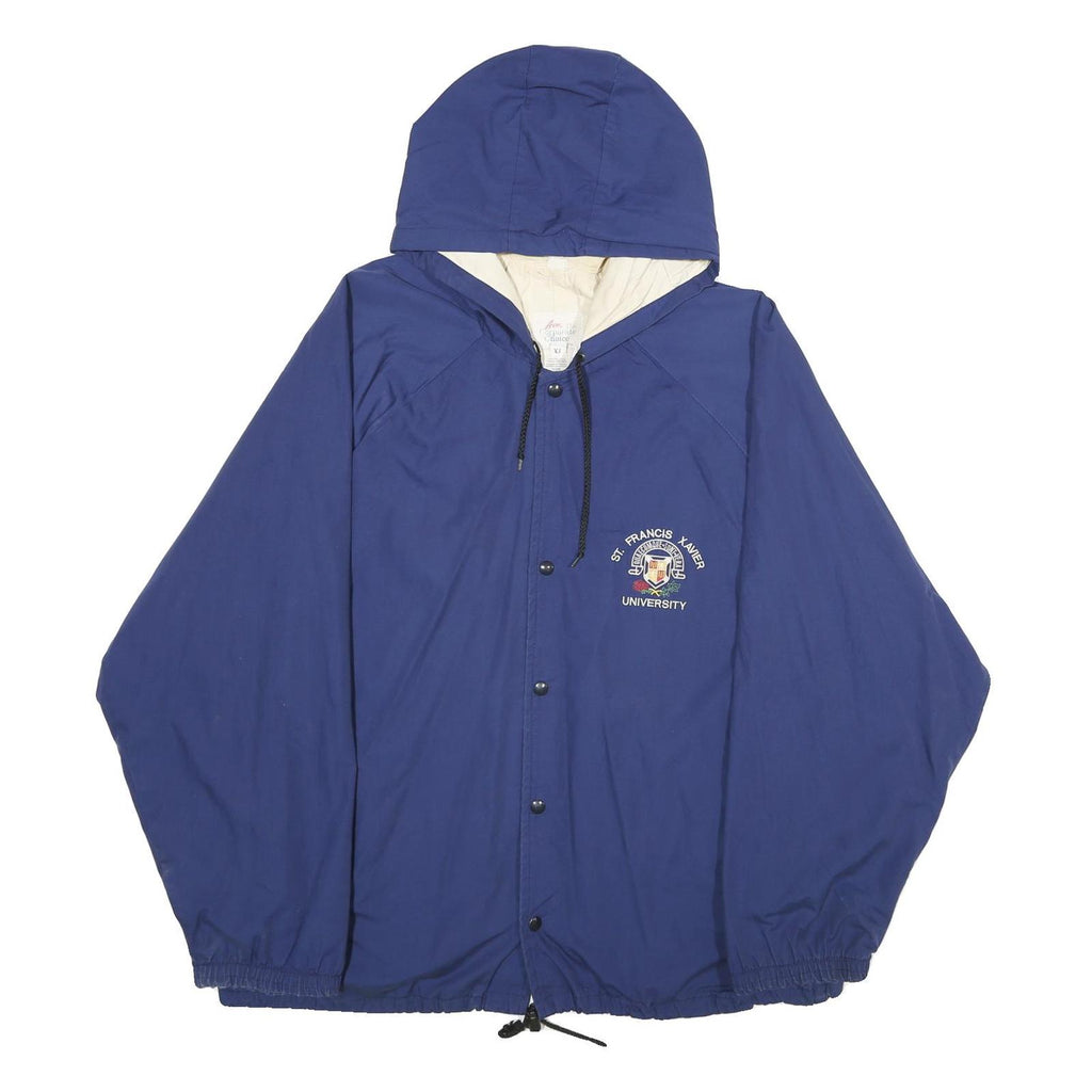 AVON Mens Blue St Francis Xavier University Jacket XL Polyester Blend Plain