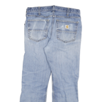 CARHARTT Mens Jeans Blue Relaxed Straight Denim Medium W30 L26 Casual Workwear