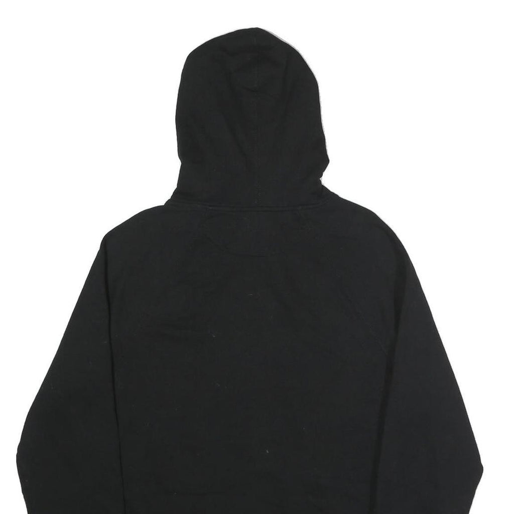 CHAMPION Mens Black Cotton Blend Hoodie M Classic Logo Pullover