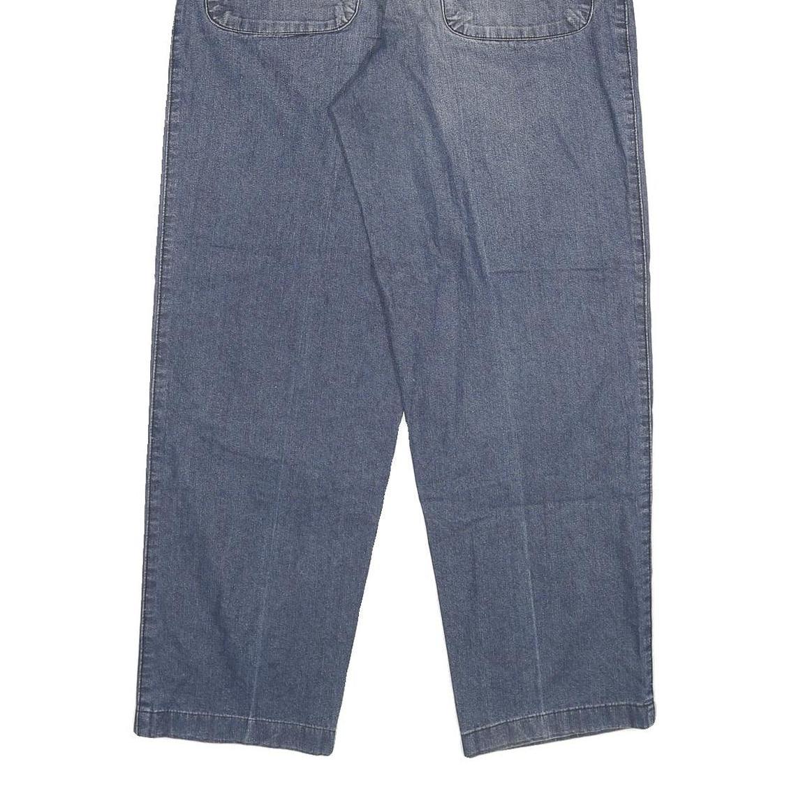 PERK PARIS Womens Jeans Blue Relaxed Straight Denim Medium W28 L29 Casual