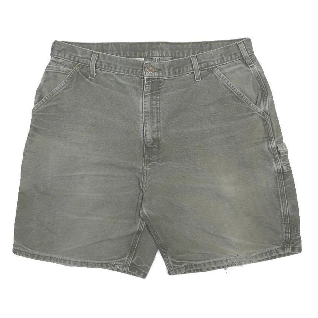 CARHARTT Mens Shorts Grey Casual Cotton L W38 Workwear Pocketed