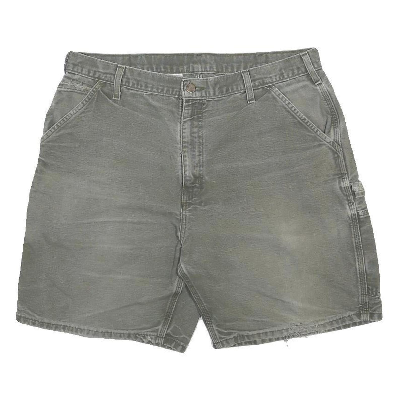 CARHARTT Mens Shorts Grey Casual Cotton L W38 Workwear Pocketed