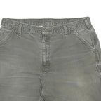 CARHARTT Mens Shorts Grey Casual Cotton L W38 Workwear Pocketed