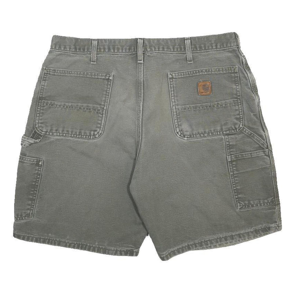 CARHARTT Mens Shorts Grey Casual Cotton L W38 Workwear Pocketed