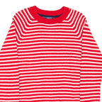 JOULES Womens Patterned Jumper Red Striped Tight Knit UK 8