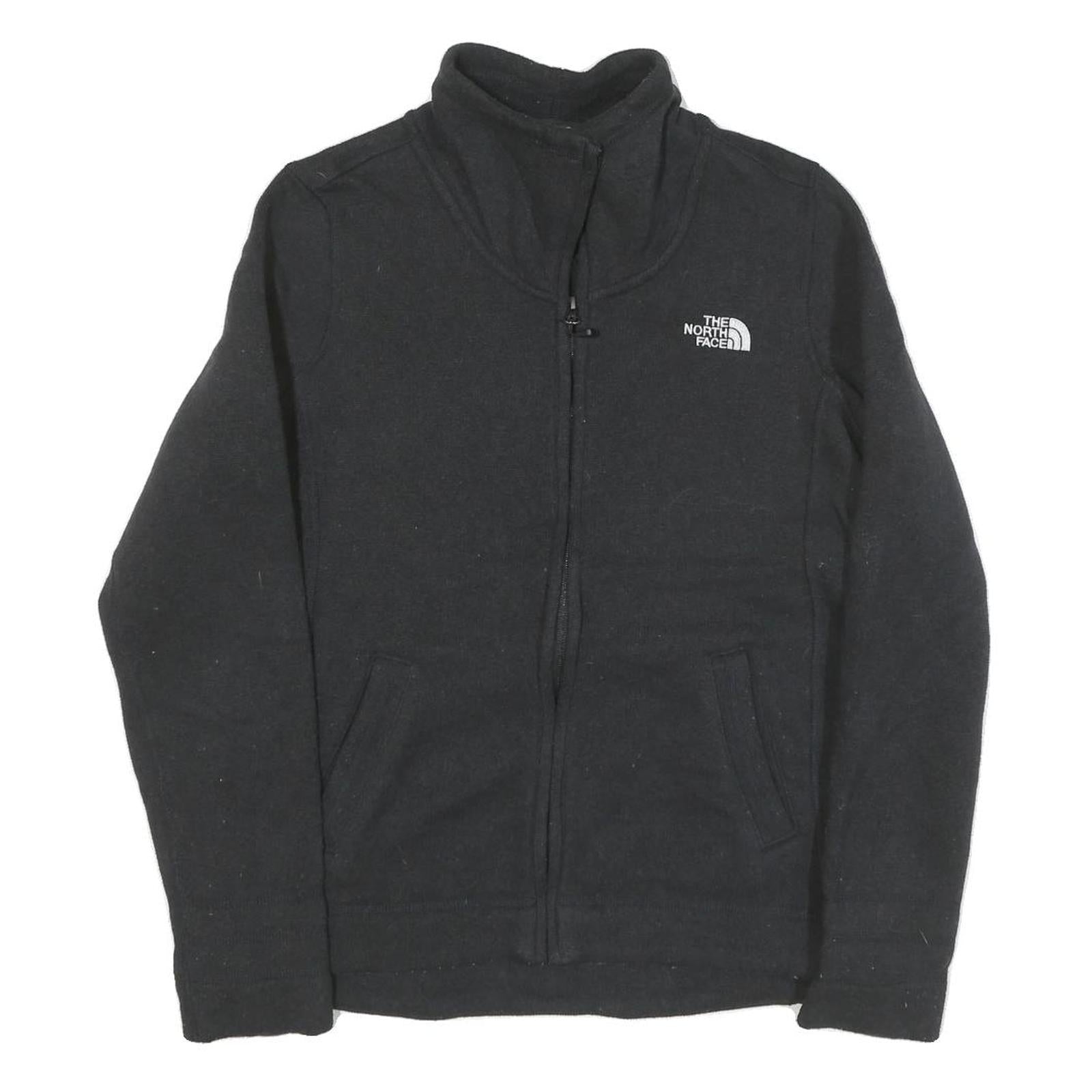 THE NORTH FACE Womens Black Classic Jacket M Polyester Blend Zip Outdoor Casual