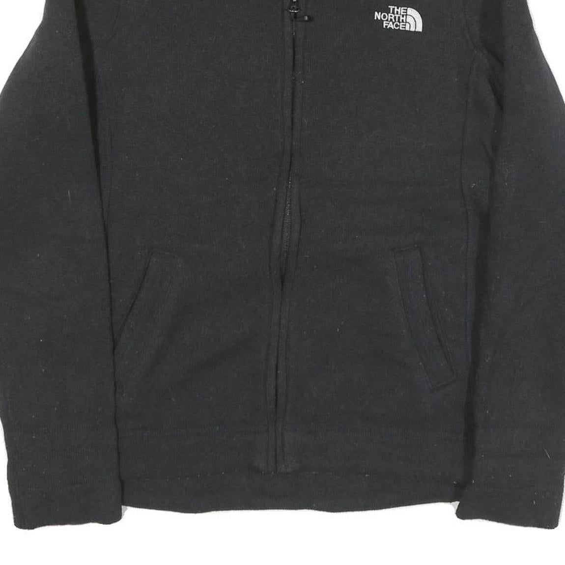 THE NORTH FACE Womens Black Classic Jacket M Polyester Blend Zip Outdoor Casual