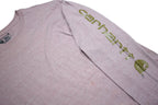 CARHARTT Womens Pink Long Sleeve Crew Neck Graphic T-Shirt 2XL Cotton Blend