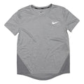 NIKE Womens Grey Running T-Shirt XS Short Sleeve Crew Neck Breathable Workout