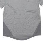 NIKE Womens Grey Running T-Shirt XS Short Sleeve Crew Neck Breathable Workout
