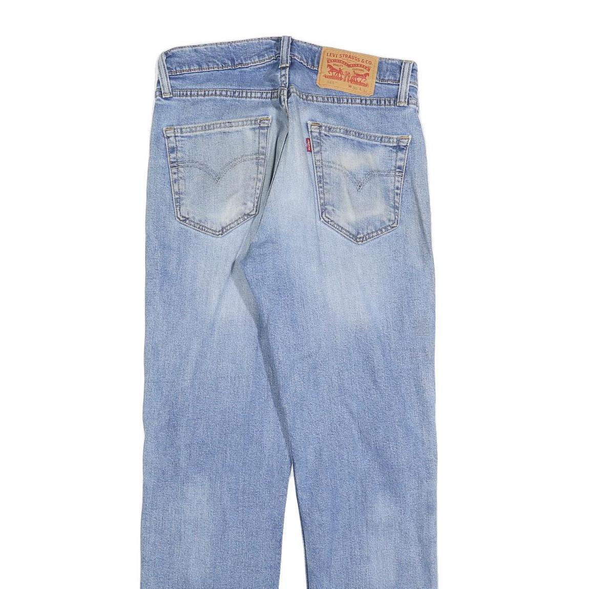 LEVI'S 541 Mens Jeans Blue Regular Straight Denim Medium W30 L29 Classic Fit